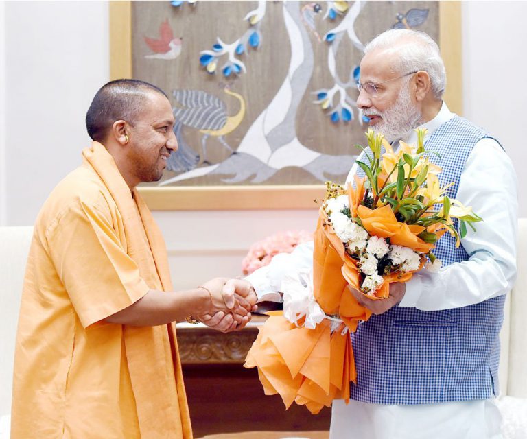 उत्तरप्रदेश के CM योगी आदित्यनाथ ने PM मोदी और अमित शाह से मुलाकात की