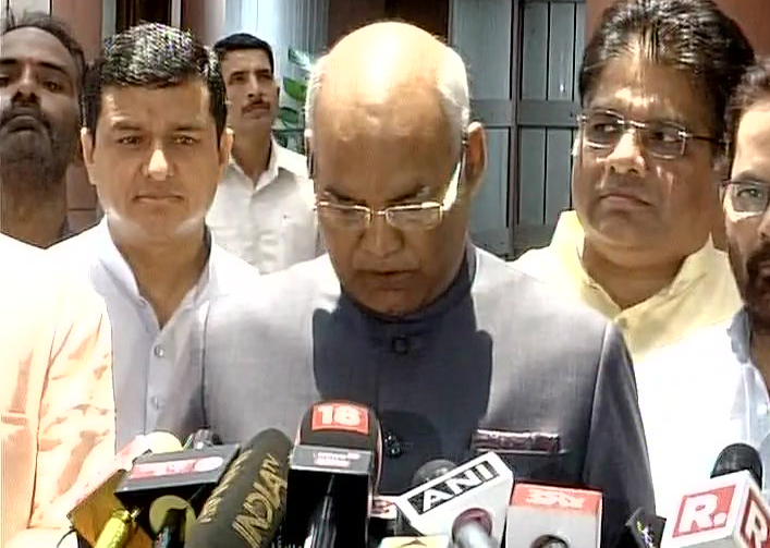 लोकतंत्र के सबसे गरिमामय पद की गरिमा बनाए रखूंगा : रामनाथ कोविंद